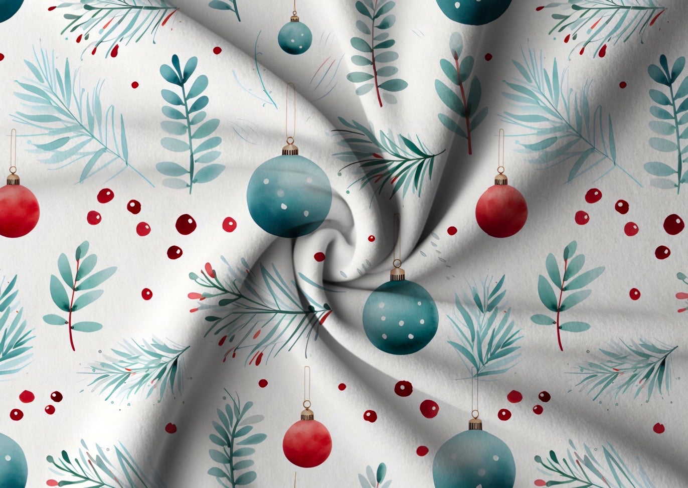 Weiße Weihnachtskugeln Wintervorbestellung